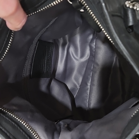 Coach Daisy Mia Black Leather Handbag - Picture 15 of 17